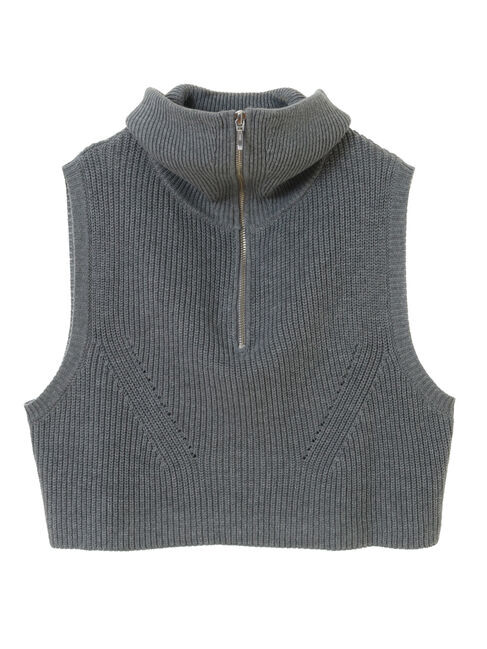 earth music&ecology「SET　Zipニットベスト+ブラウス」|ベスト・ジレ|
