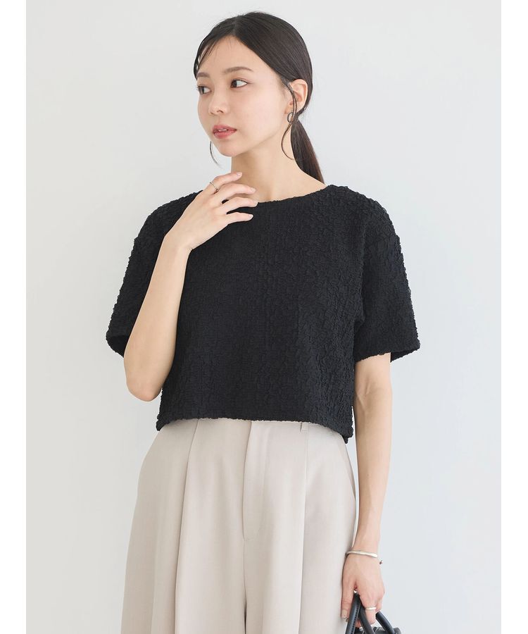 earth music&ecology「ホイップ風ジャガードプルオーバー」|Tシャツ・カットソー|