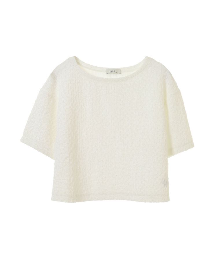 earth music&ecology「ホイップ風ジャガードプルオーバー」|Tシャツ・カットソー|