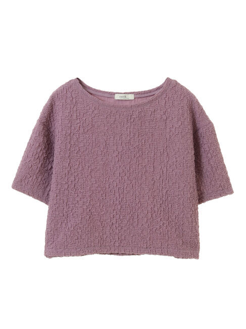 earth music&ecology「ホイップ風ジャガードプルオーバー」|Tシャツ・カットソー|