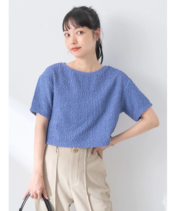 earth music&ecology「ホイップ風ジャガードプルオーバー」|Tシャツ・カットソー|