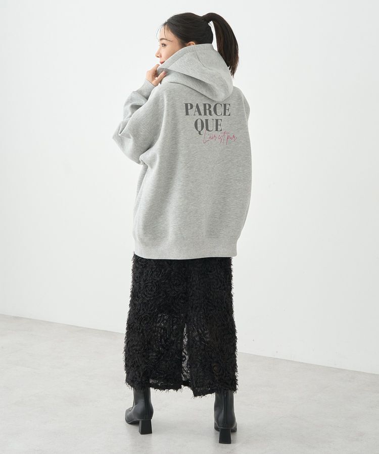 earth music&ecology「フラワーチュールナロースカート」|タイト|