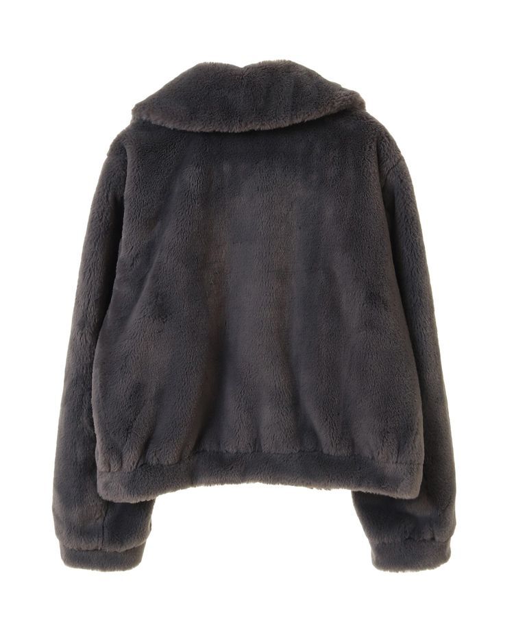 earth music&ecology「ファーショートコート」|ブルゾン・スタジャン|