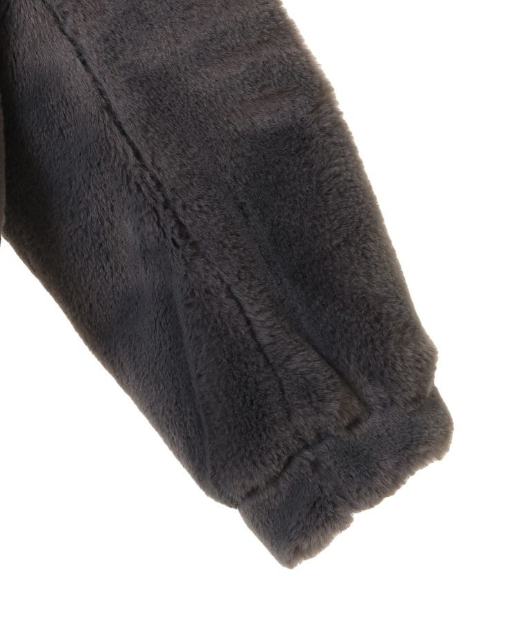 earth music&ecology「ファーショートコート」|ブルゾン・スタジャン|