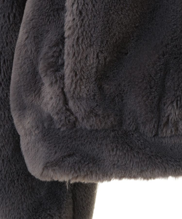 earth music&ecology「ファーショートコート」|ブルゾン・スタジャン|