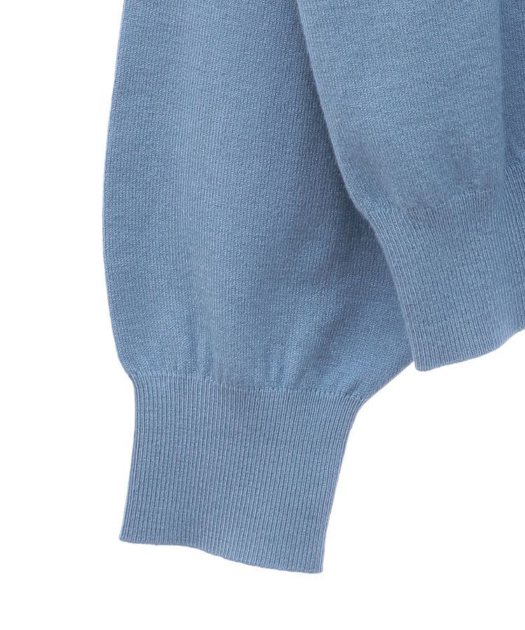 earth music&ecology「パール&ビジューハイネックプルオーバー」|ニット・セーター|