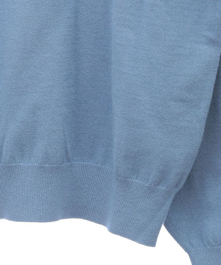 earth music&ecology「パール&ビジューハイネックプルオーバー」|ニット・セーター|