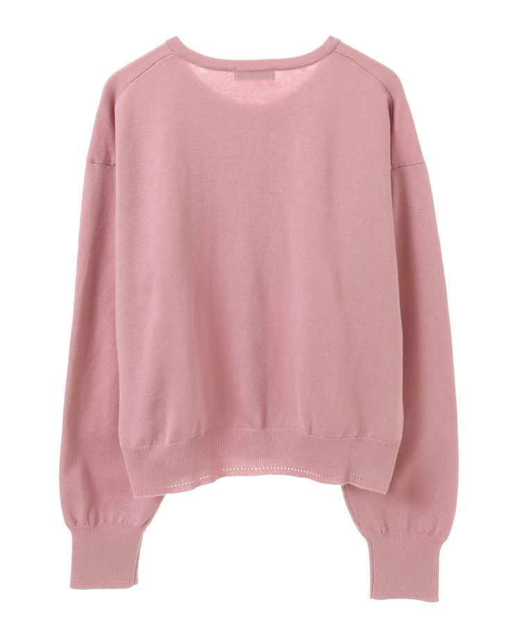 earth music&ecology「UVカット加工クルーネックニットカーディガン」|カーディガン|