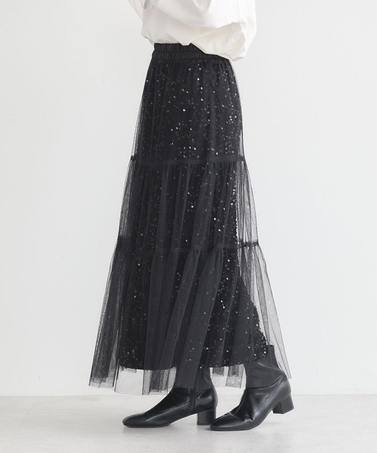 earth music&ecology「マルチウェイスパンコールスカート」|スカート|