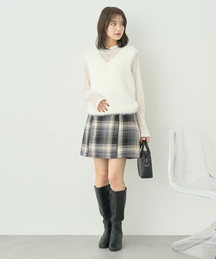 earth music&ecology「シャギーベスト」|ベスト・ジレ|