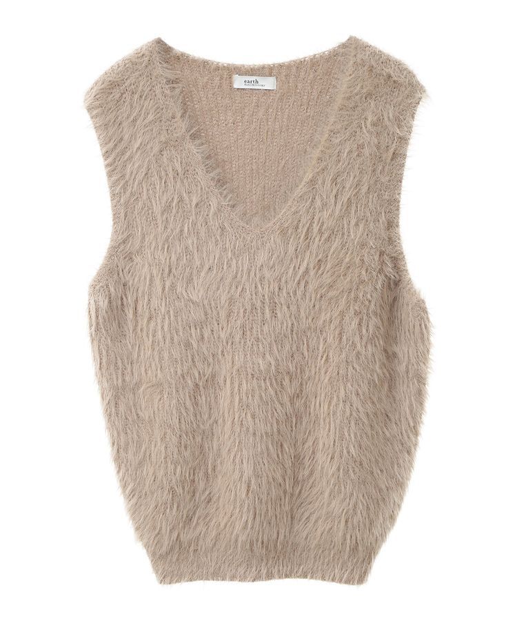 earth music&ecology「シャギーベスト」|ベスト・ジレ|