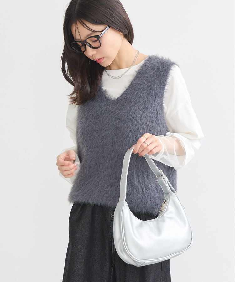 earth music&ecology「シャギーベスト」|ベスト・ジレ|