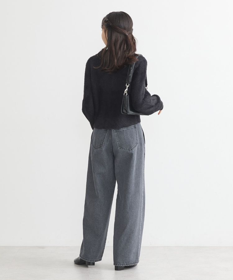 earth music&ecology「シャギージップカーディガン」|カーディガン|