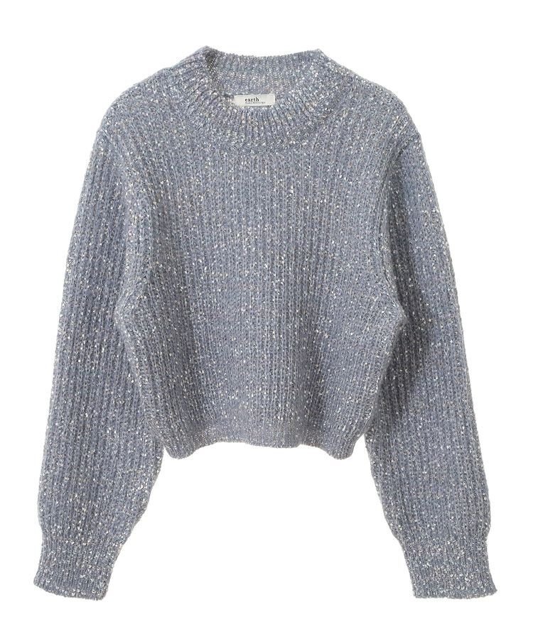 earth music&ecology「ブラッシュヤーンニットプルオーバー」|ニット・セーター|