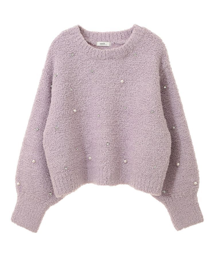 earth music&ecology「ブークレービジュープルオーバー」|ニット・セーター|