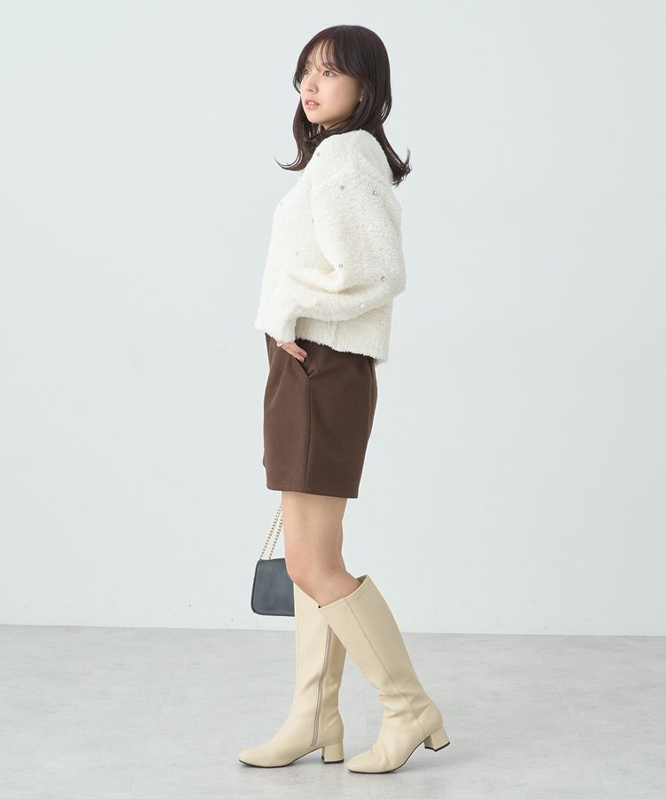 earth music&ecology「ブークレービジュープルオーバー」|ニット・セーター|