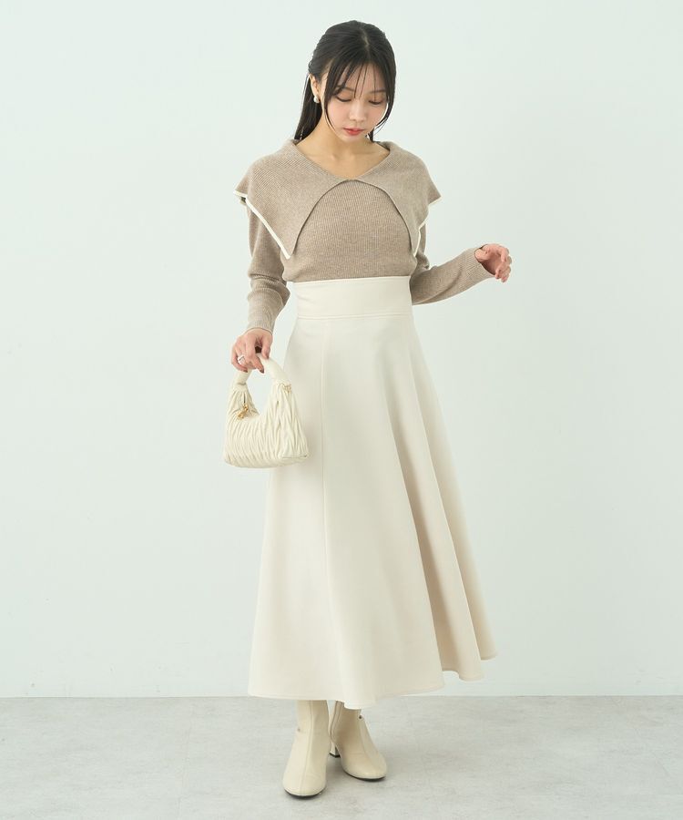 earth music&ecology「ビックカラーオフショルニットプルオーバー」|ニット・セーター|