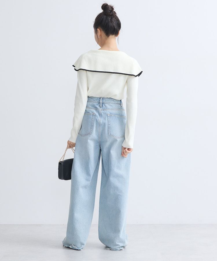 earth music&ecology「ビックカラーオフショルニットプルオーバー」|ニット・セーター|