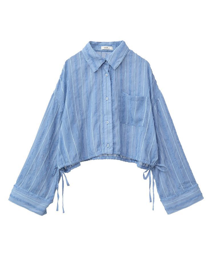 earth music&ecology「シアージャカードショートシャツ」|シャツ・ブラウス|