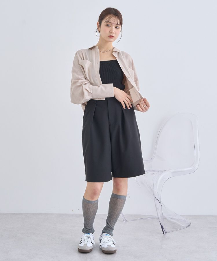 earth music&ecology「Wポケットショートシャツ」|シャツ・ブラウス|