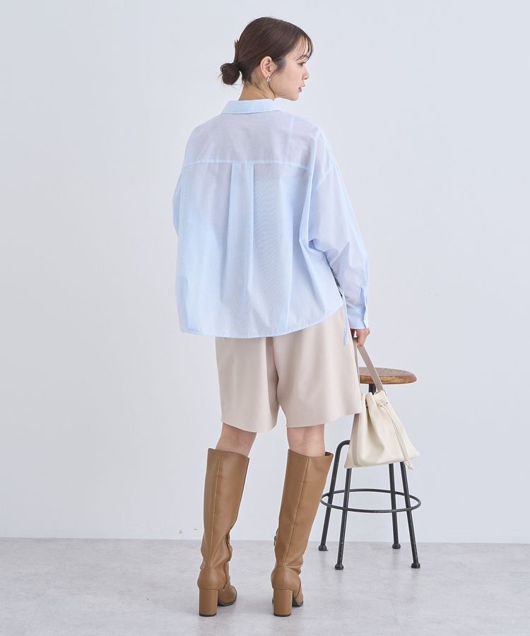 earth music&ecology「TRキュプラドロスロシャツ」|シャツ・ブラウス|