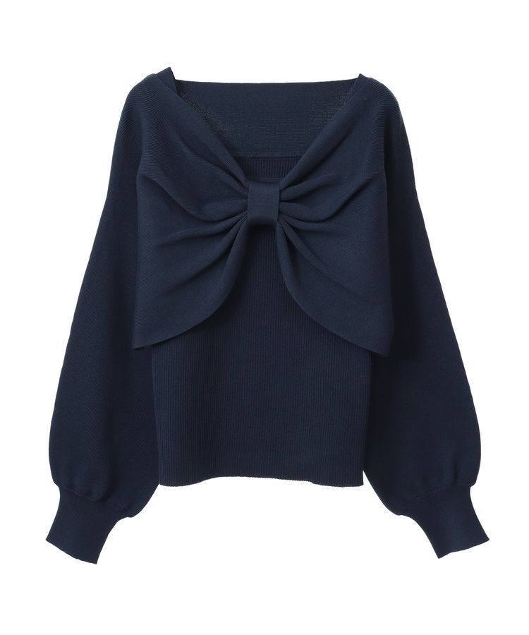 earth music&ecology「リボンニットアンサンブル」|ニット・セーター|