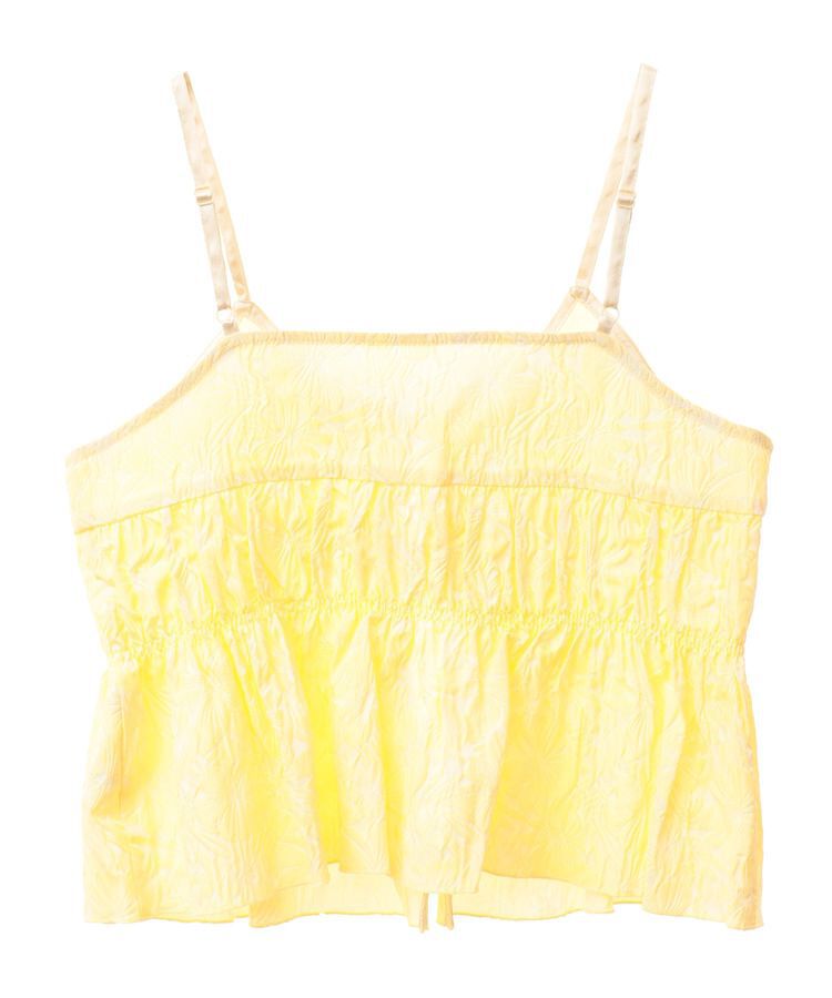 earth music&ecology「ジャガードフレアキャミブラウス」|ベスト・ジレ|