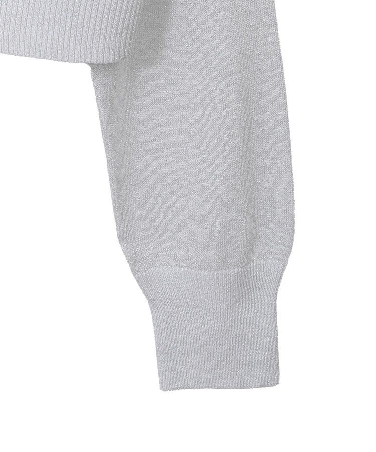 earth music&ecology「シアーラメVネックカーディガン」|カーディガン|