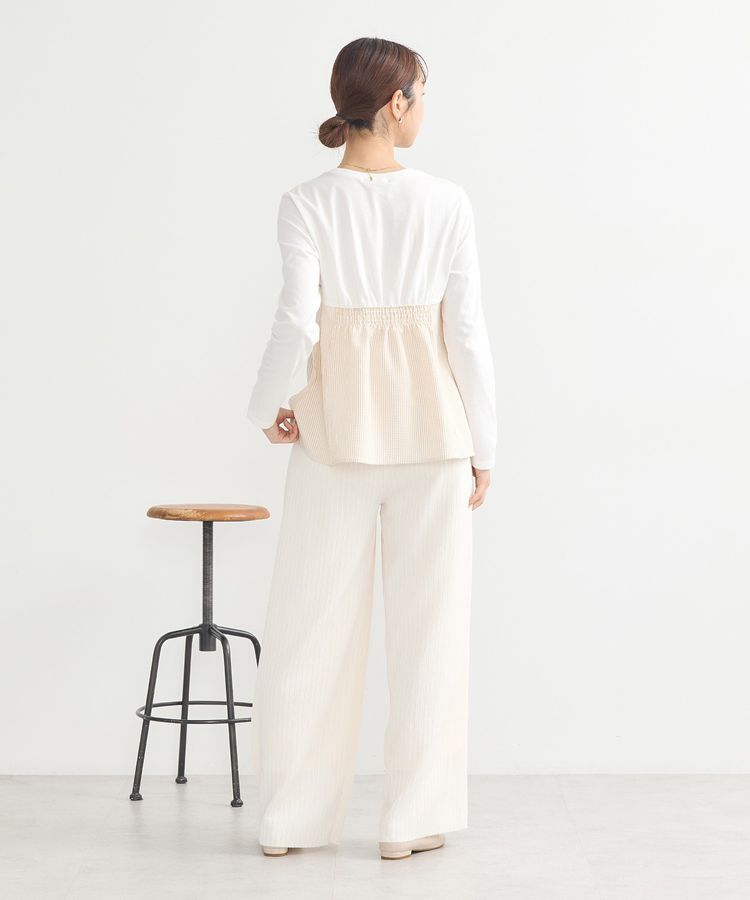 earth music&ecology「セルフカットイージーパンツ」|その他|