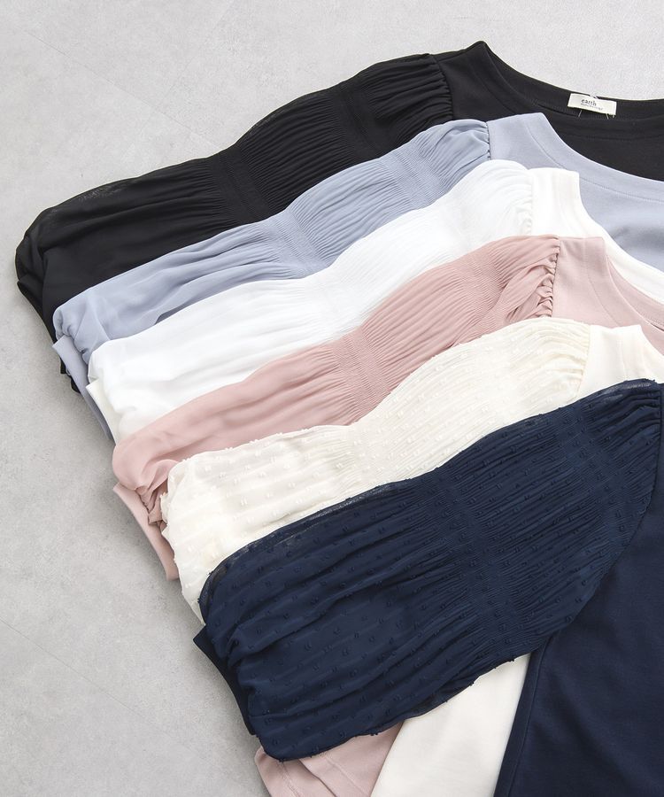 earth music&ecology「マジョリカプリーツプルオーバー」|Tシャツ・カットソー|