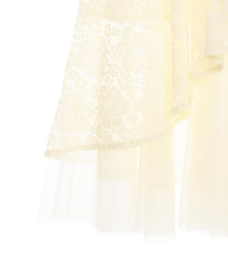 earth music&ecology「チュールレイヤードレースマーメイドスカート」|フレア|