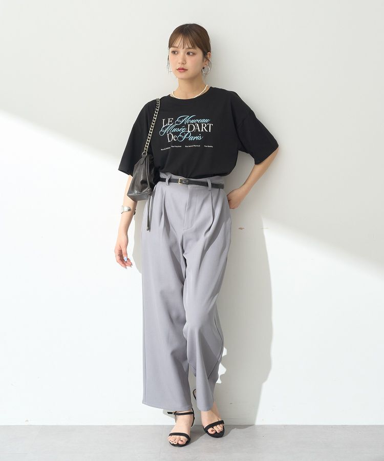 earth music&ecology「タックストレートパンツ」|その他|