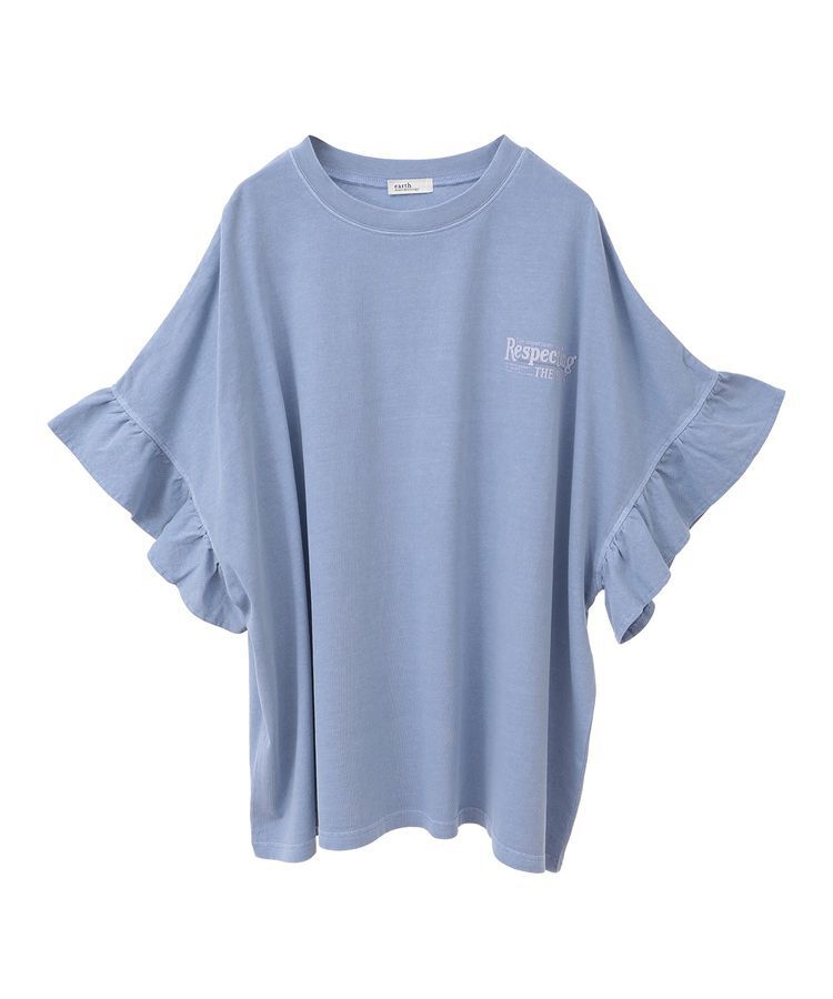 earth music&ecology「ピグメントフリルプルオーバー」|Tシャツ・カットソー|