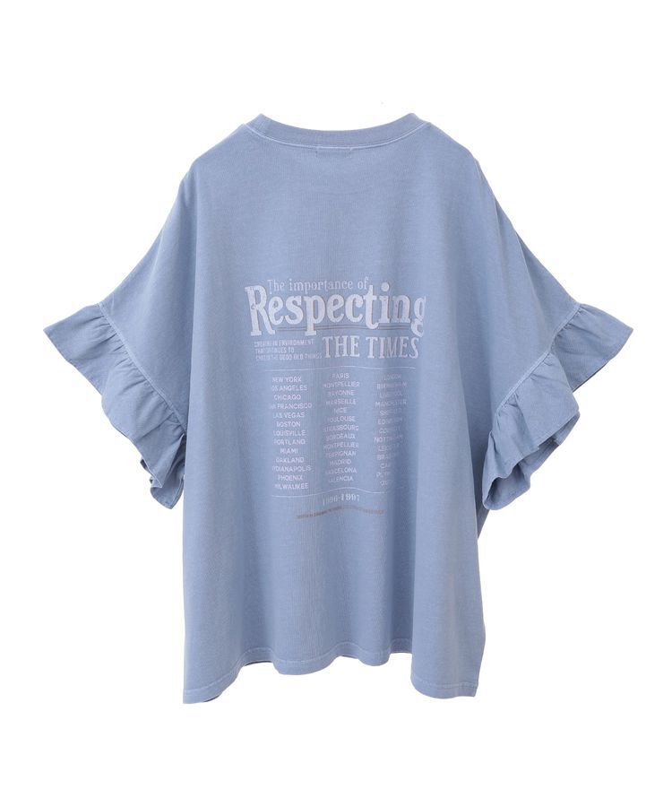 earth music&ecology「ピグメントフリルプルオーバー」|Tシャツ・カットソー|