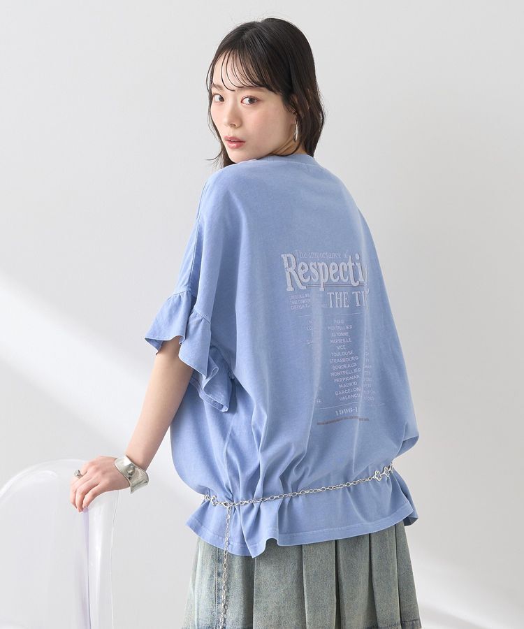 earth music&ecology「ピグメントフリルプルオーバー」|Tシャツ・カットソー|