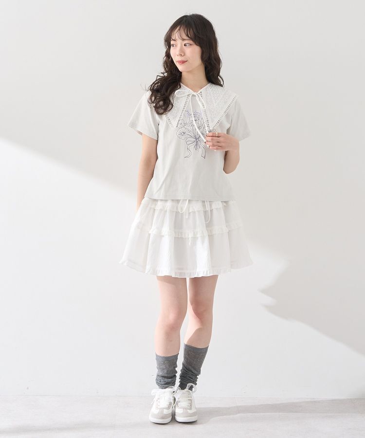 earth music&ecology「セーラーカラーレース付け襟」|その他|