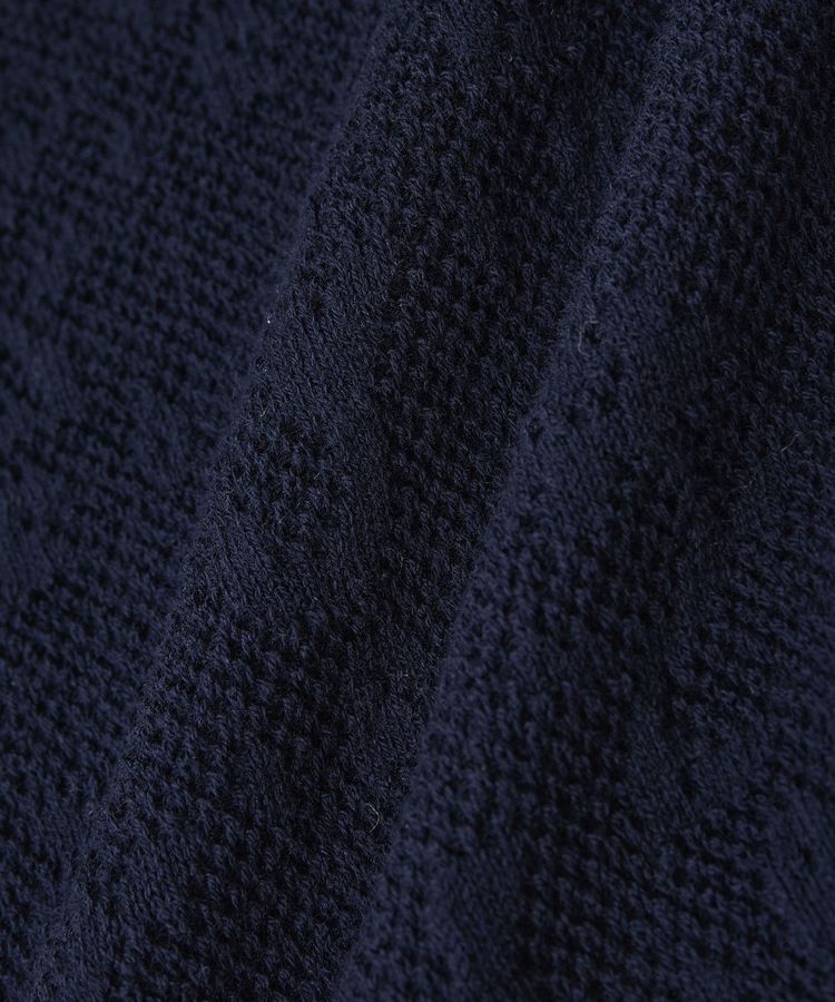 earth music&ecology「バイカラーフラワージャガードニットプルオーバー」|ニット・セーター|