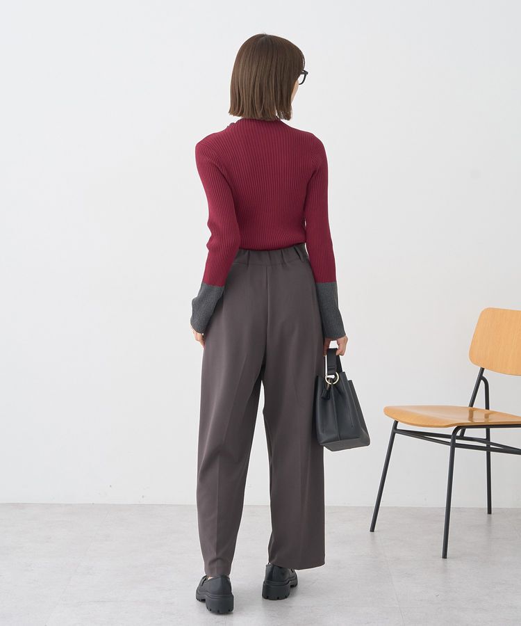 earth music&ecology「ハイネックリブニットプルオーバー」|ニット・セーター|