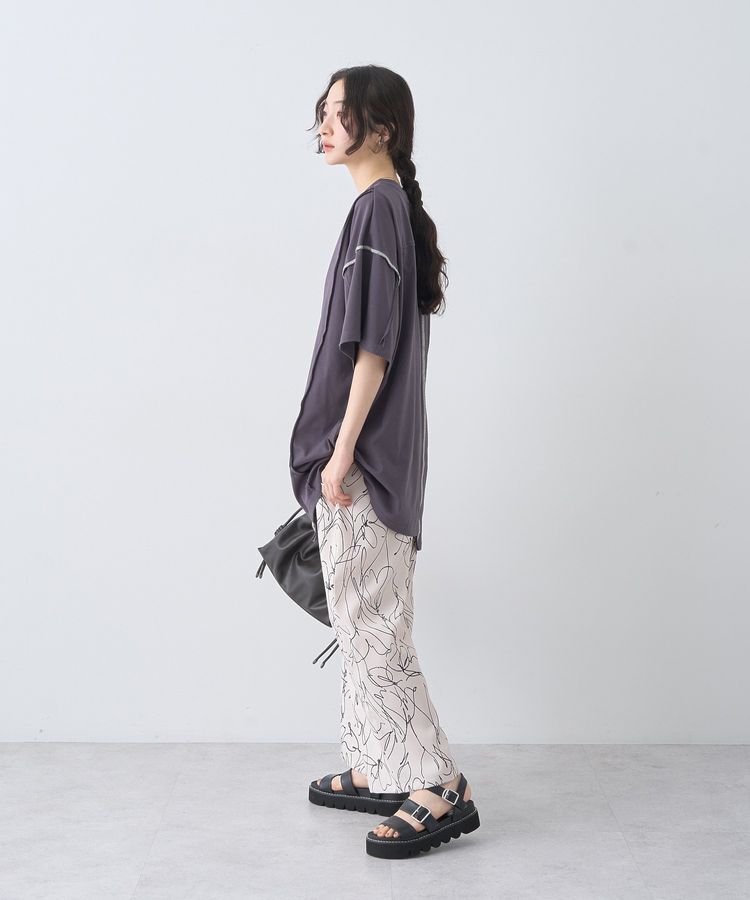 earth music&ecology「ステッチデザインルーズTee」|Tシャツ・カットソー|