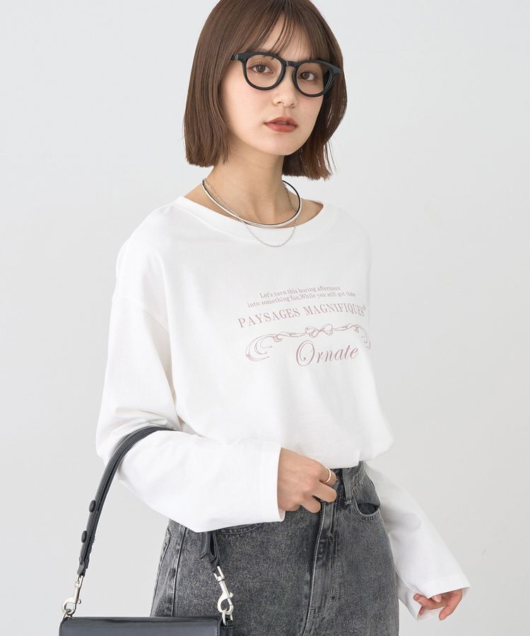 earth music&ecology「アソートグラフィックロンTEE」|Tシャツ・カットソー|