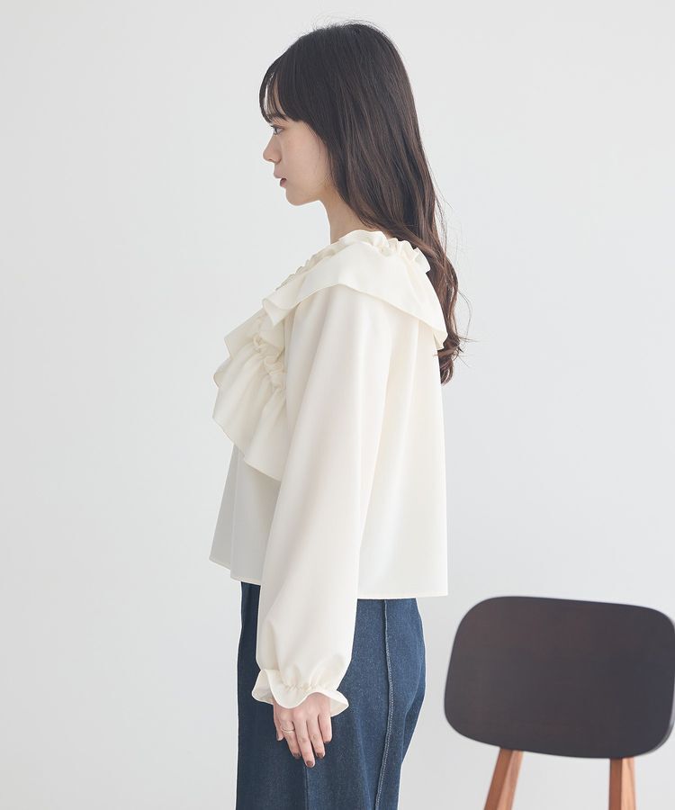 earth music&ecology「フリルオフショルブラウス」|シャツ・ブラウス|
