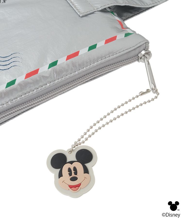 earth music&ecology「Disney/ミッキーチャーム付きレターモチーフポーチ」|ポーチ|