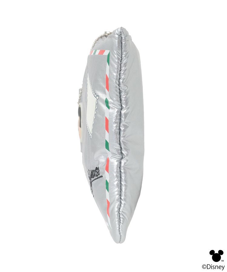 earth music&ecology「Disney/ミッキーチャーム付きレターモチーフポーチ」|ポーチ|