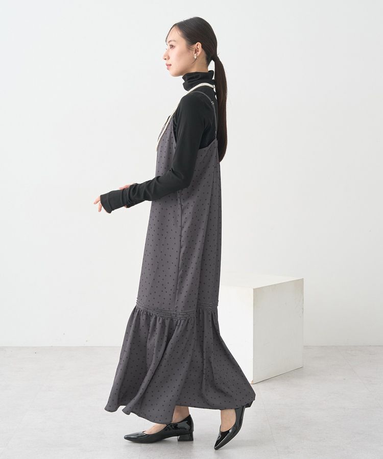 earth music&ecology「アソートサテンキャミワンピース」|ワンピース|