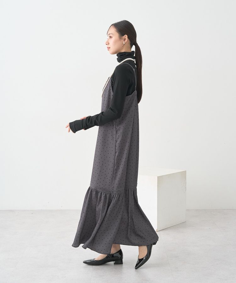 earth music&ecology「アソートサテンキャミワンピース」|ワンピース|