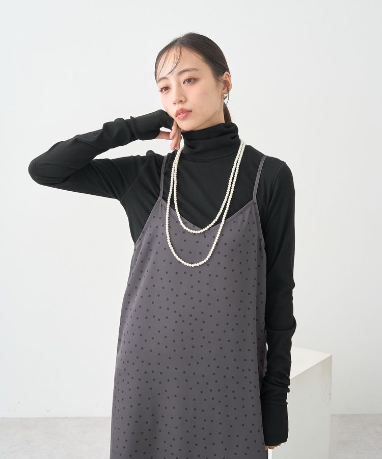 earth music&ecology「アソートサテンキャミワンピース」|ワンピース|