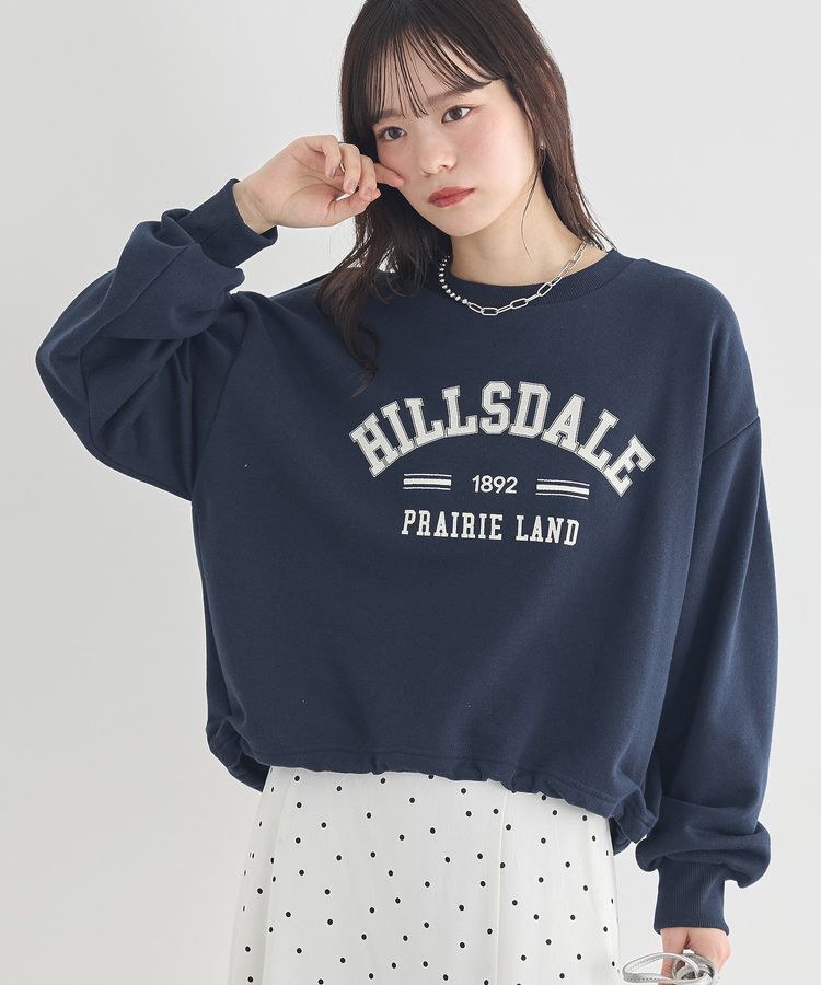 earth music&ecology「アソートロゴウラケドロストプルオーバー」|スウェット・ジャージ|