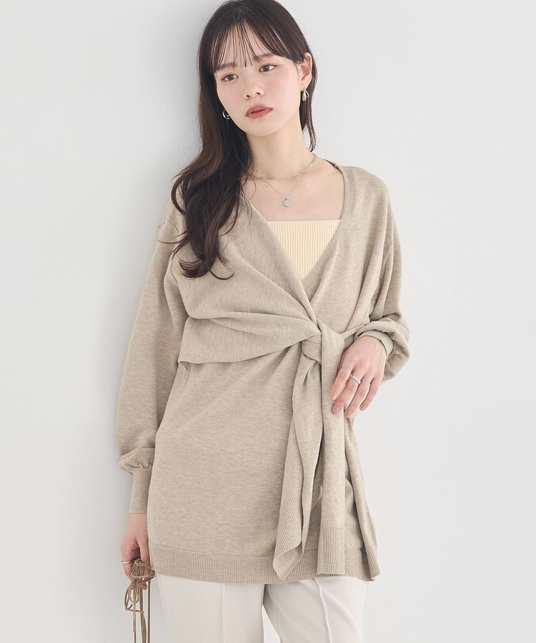 earth music&ecology「カシュクールムスビニット」|ニット・セーター|