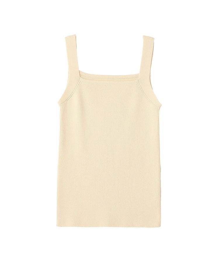 earth music&ecology「リブニットタンクトップ」|キャミソール|