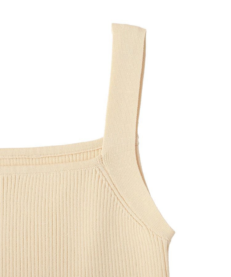 earth music&ecology「リブニットタンクトップ」|キャミソール|